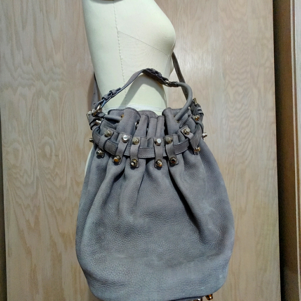 Alexander Wang Diego Stud Bottom Nubuck Bag Mint Condition